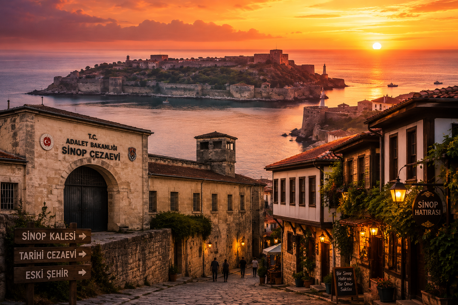 Sinop tarihi gezi rotası ve Karadeniz manzarası