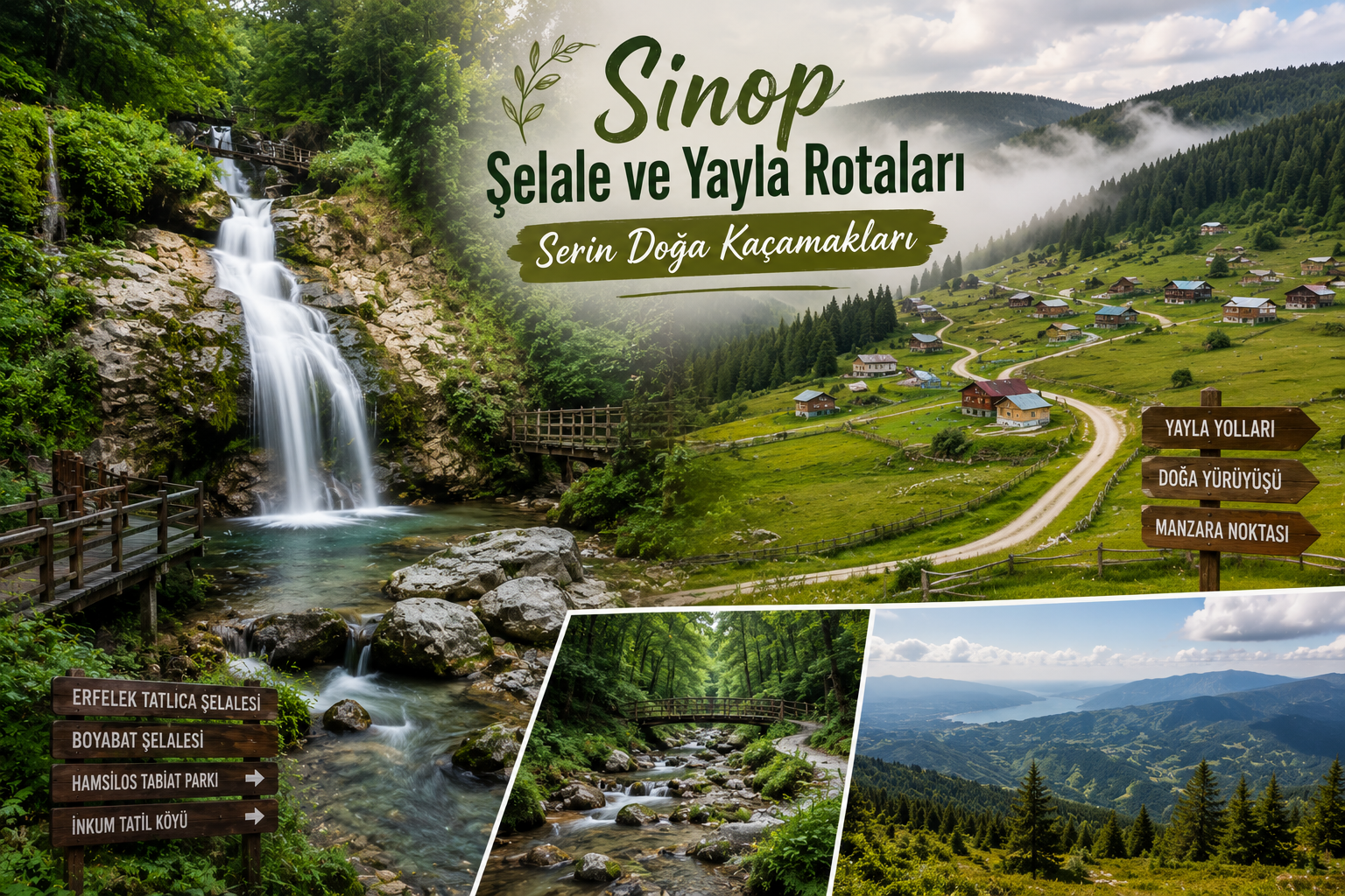 Sinop doğa rotaları ve su kenarında gezi atmosferi